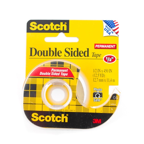 Scotch, Tape, Art & School, 0.5", 3M, Double Stick, 450", 2053